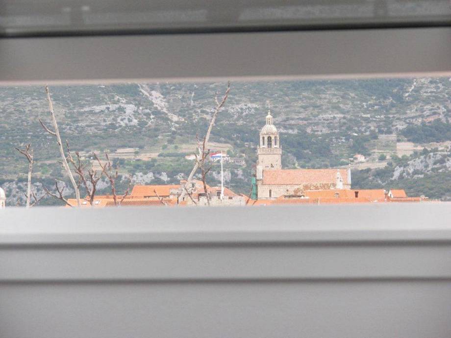View to the town